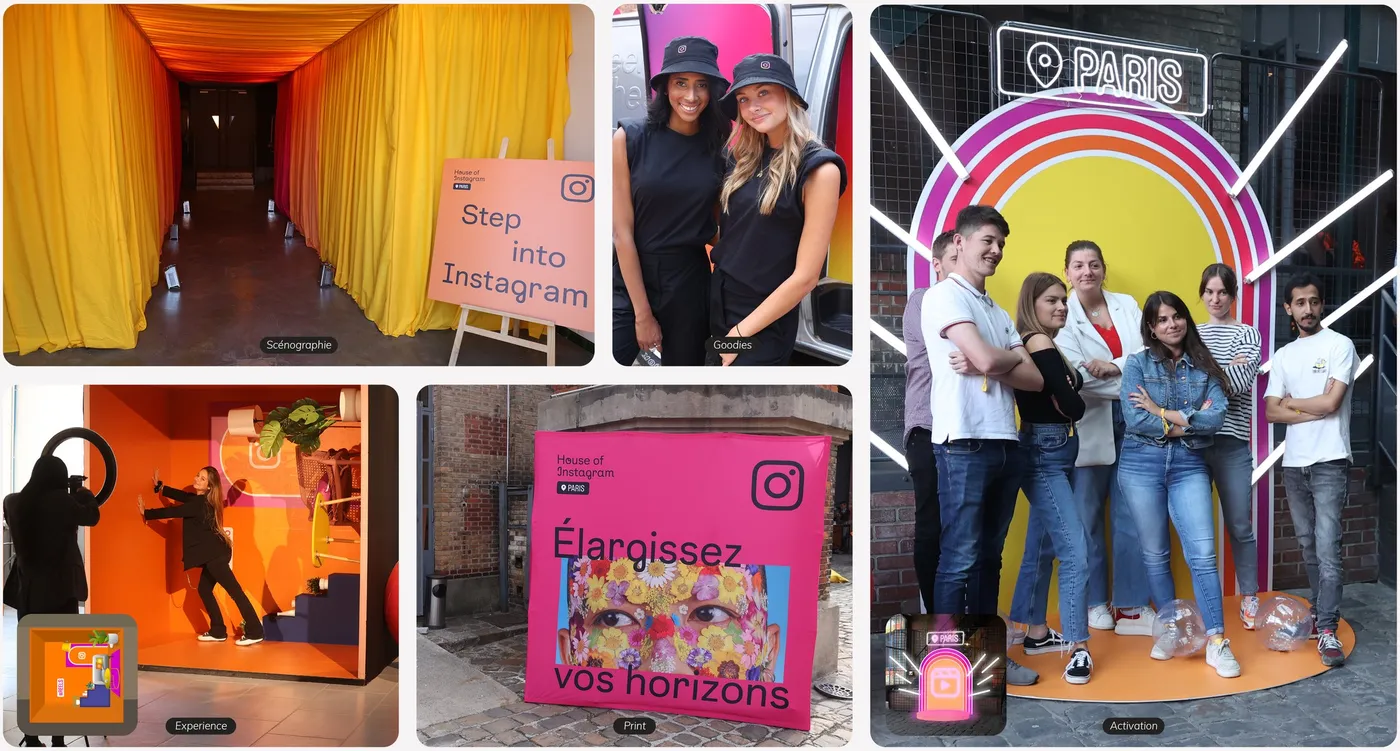 Page portfolio du projet House of Instagram