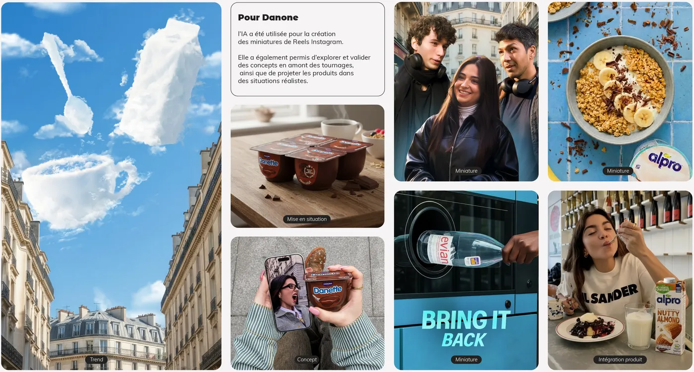 Page portfolio du projet IA générative