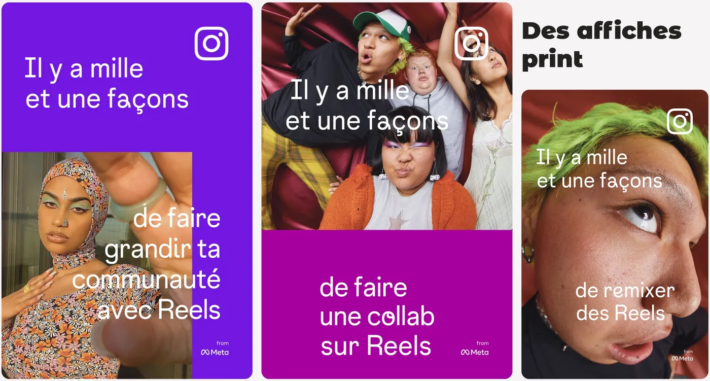 Page portfolio du projet House of Instagram